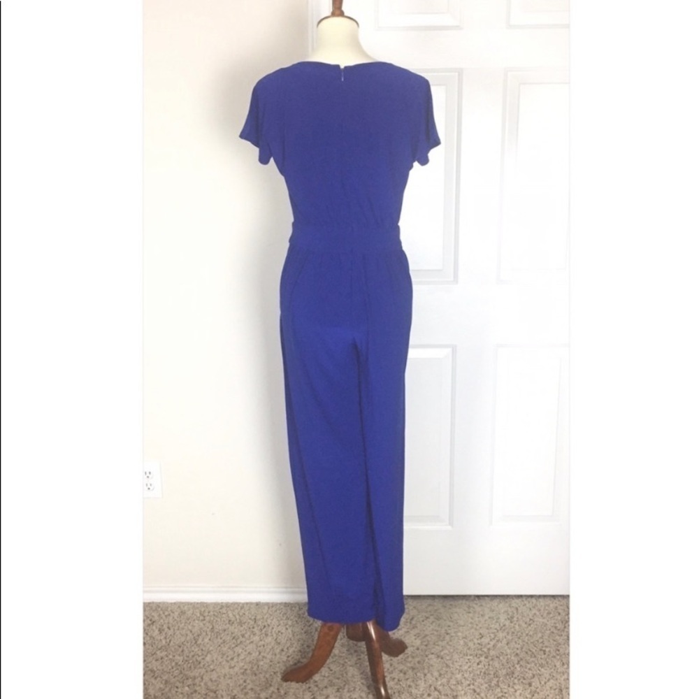 New York & Company Jumpsuit Royal Blue Size XS - Picture 2 of 8